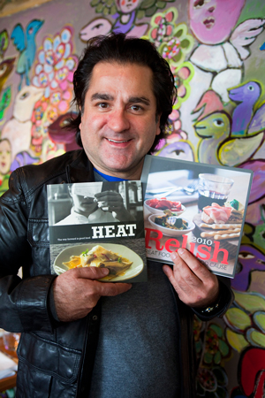 Guy Grossi with Relish & HEAT Cookbooks